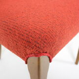 Set of four restored dining chairs model H-214 designed by Jindřich Halabala, 1950's.