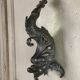 Réservoir de fontaine en plomb, dauphin mythologique XVIIIème siècle
