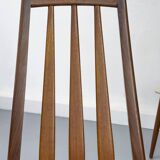 Chaises Eva en Teck par Niels Koefoed pour Koefoeds Hornslet, 1960s, Set de 6