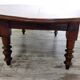 Oval wooden coffee table