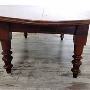 Table basse ovale en bois