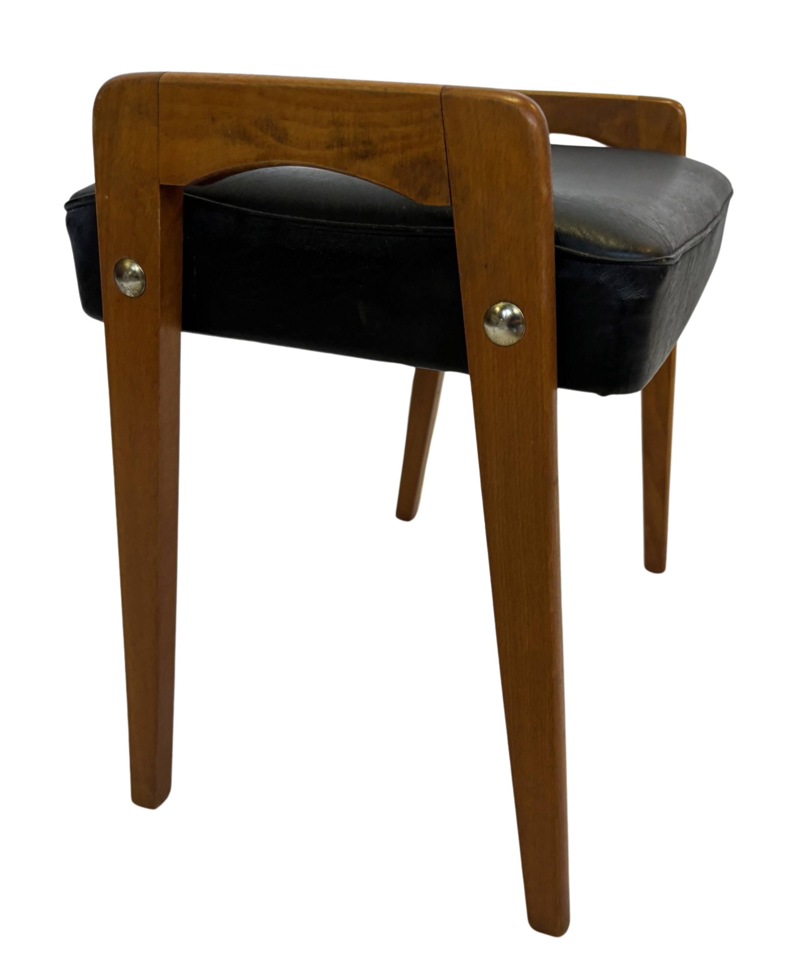 Vintage Footstool Ottoman Danish Design 1960s