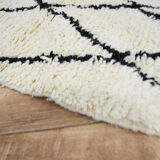Handmade moroccan berber carpet 243 x 136 cm