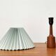 Danish modern teak table lamp from the mid-century, 1960s.