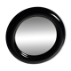Miroir rond noir vintage