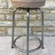 Modernist stool circa 1930 in the style of LC7 by Perriand, Le Corbusier and Jeanneret