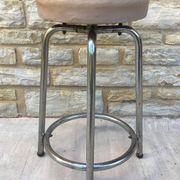 Modernist stool circa 1930 in the style of LC7 by Perriand, Le Corbusier and Jeanneret