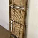 Folding bamboo shelf