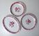 3 old FB Digoin earthenware dishes