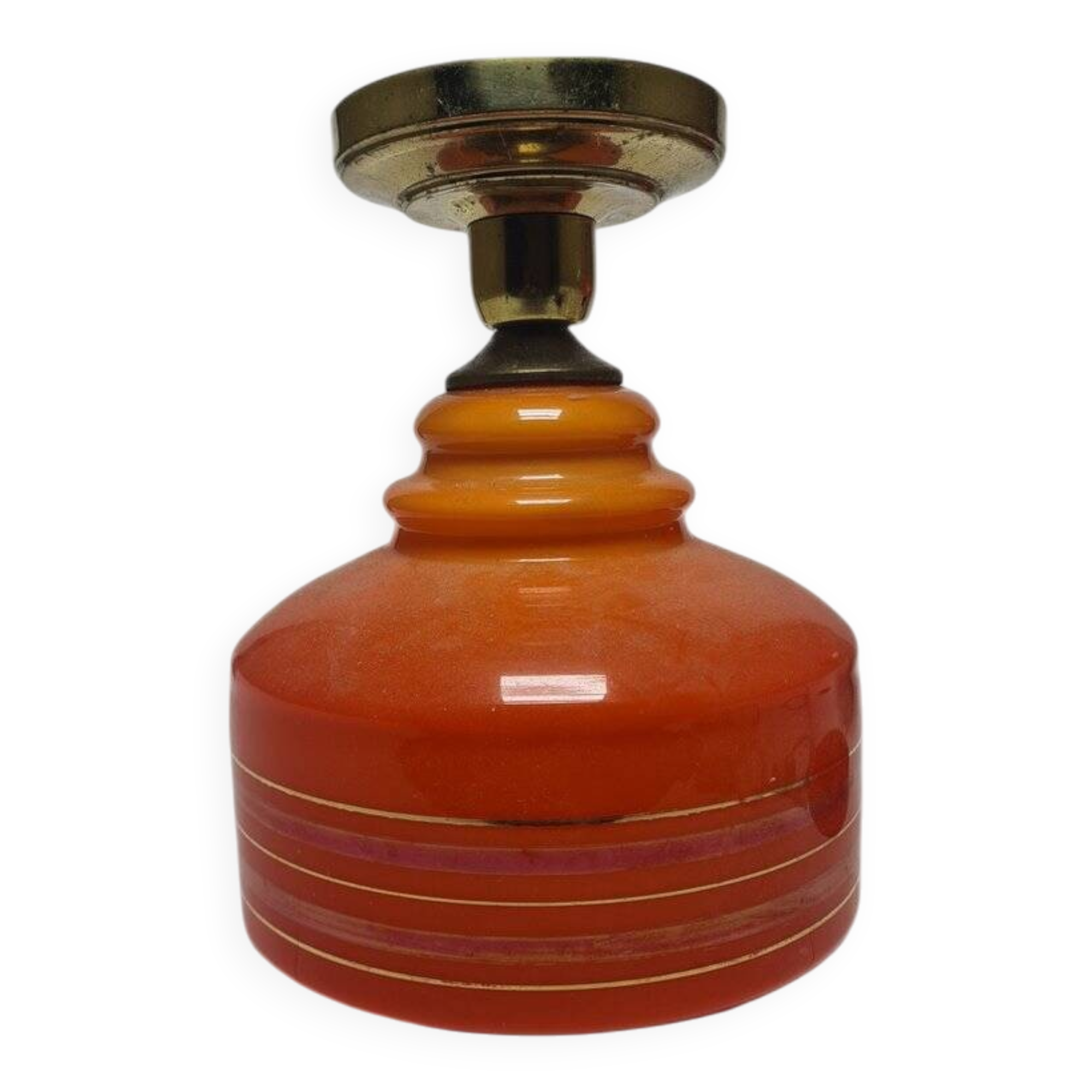 Lampe à pendentif vintage, Pologne, années 1960