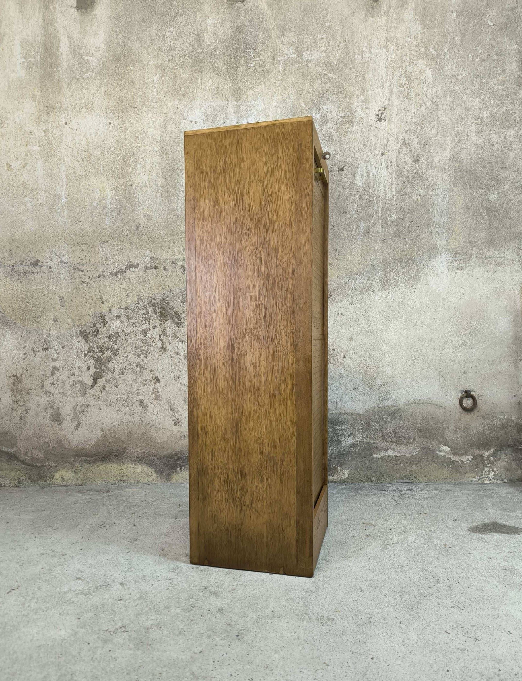 Vintage wooden curtain cabinet