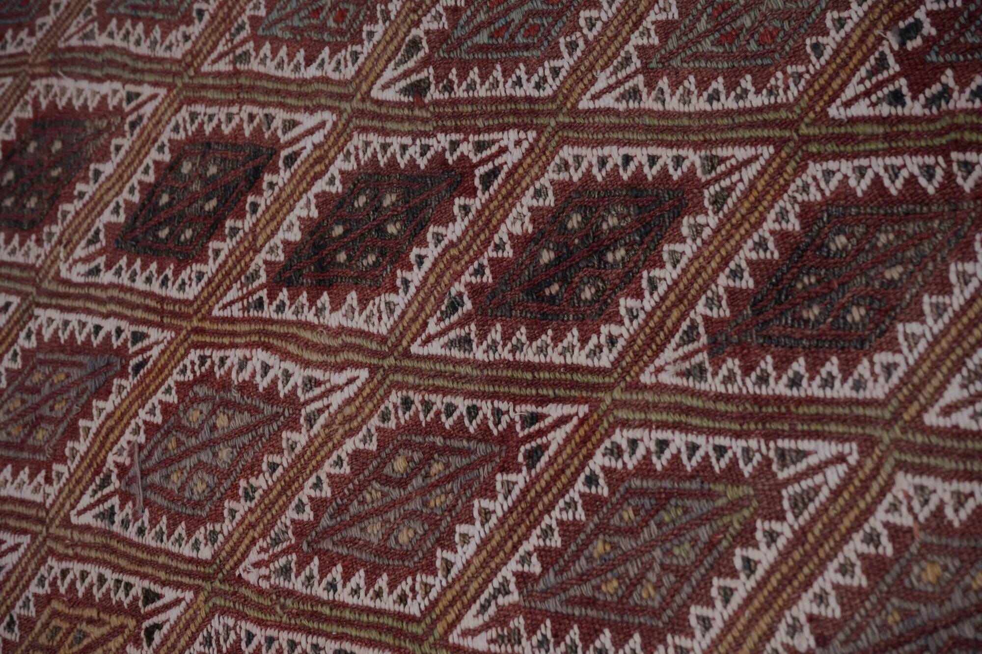 Vintage Turkish rug handmade 147x218 cm