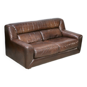 De Sede DS 43 sofa. 2 seats, leather, Switzerland, circa 1970