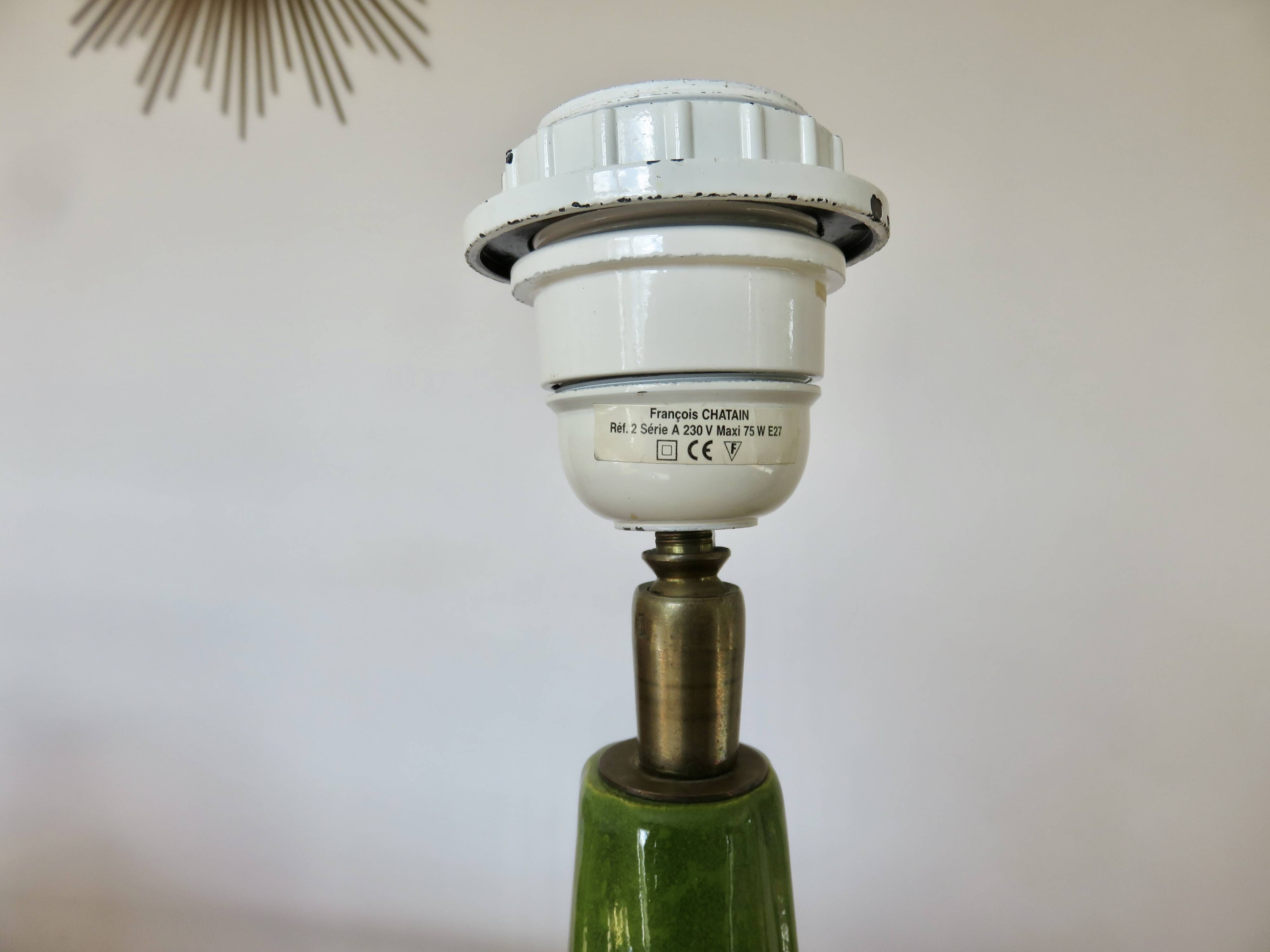 XXL lamp by designer François Chatain, 1980