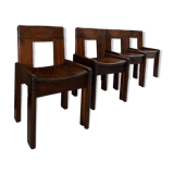 4 chairs by Silvio Coppola
