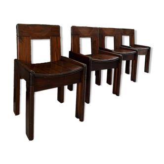 4 chairs by Silvio Coppola