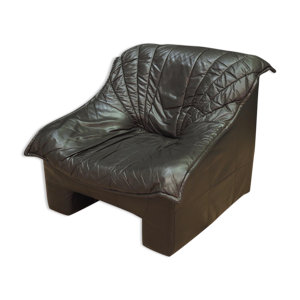 Fauteuil années 60-70 - cuir
