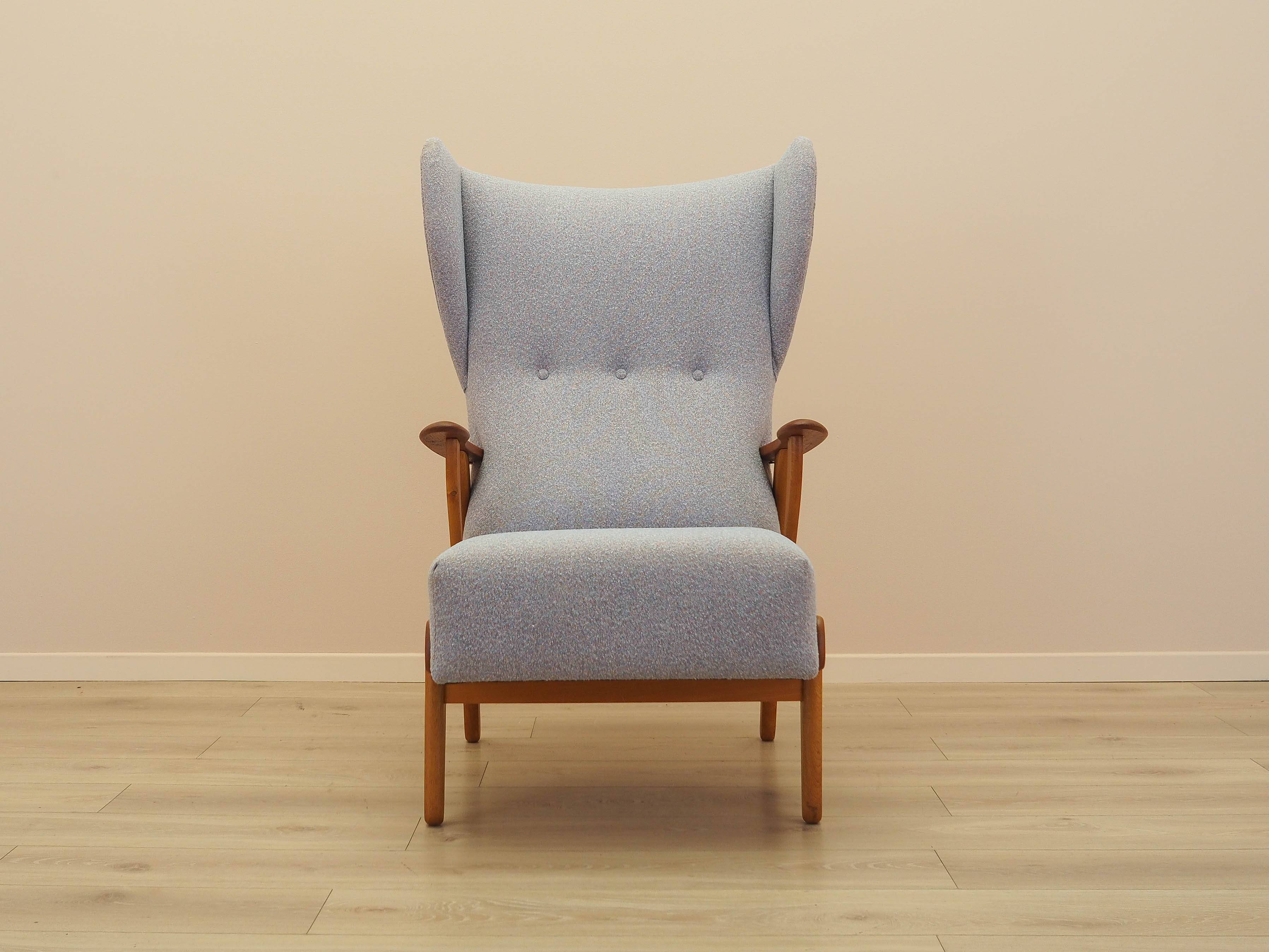 Fauteuil, design danois, années 1970, fabriqué au Danemark