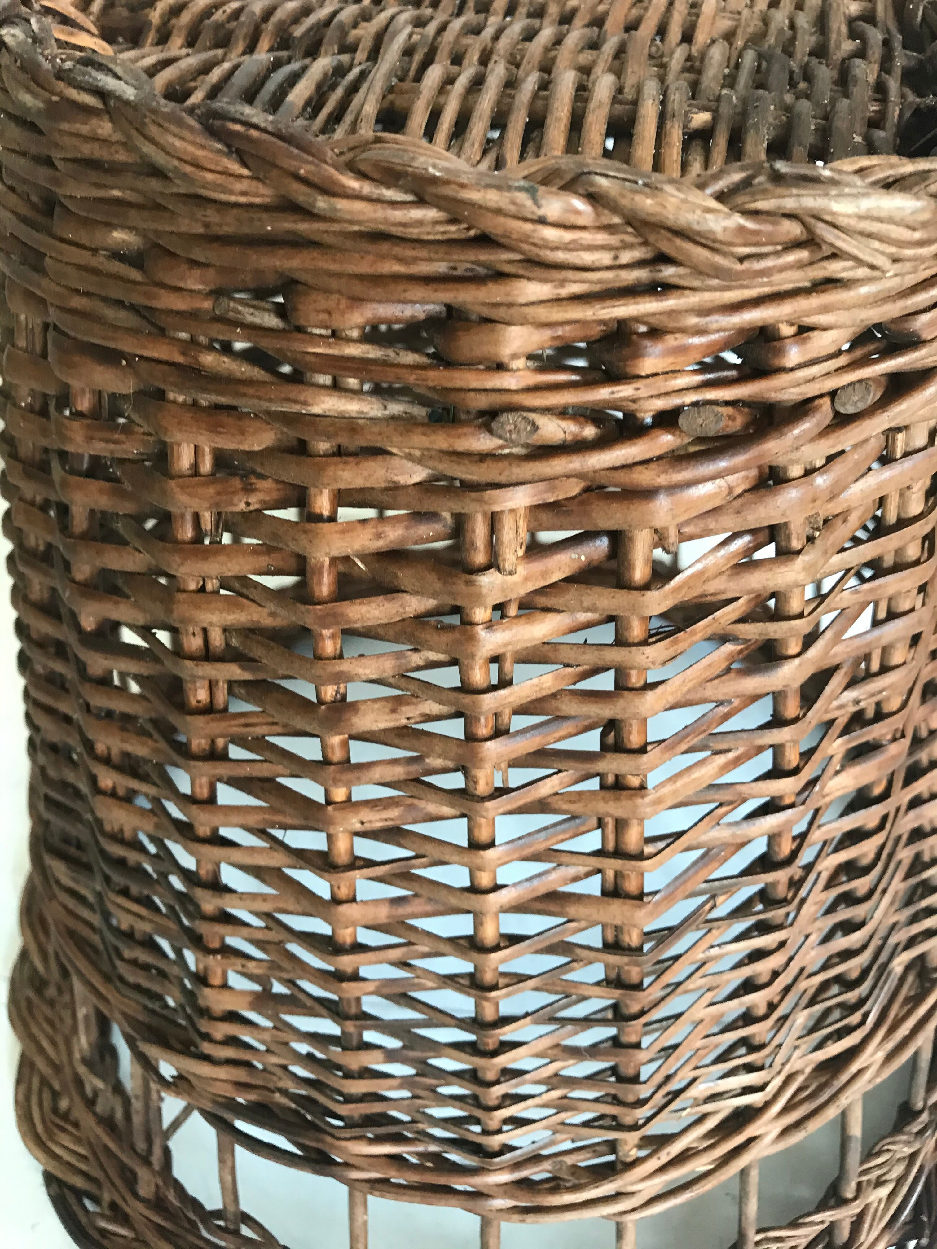Vintage paper basket