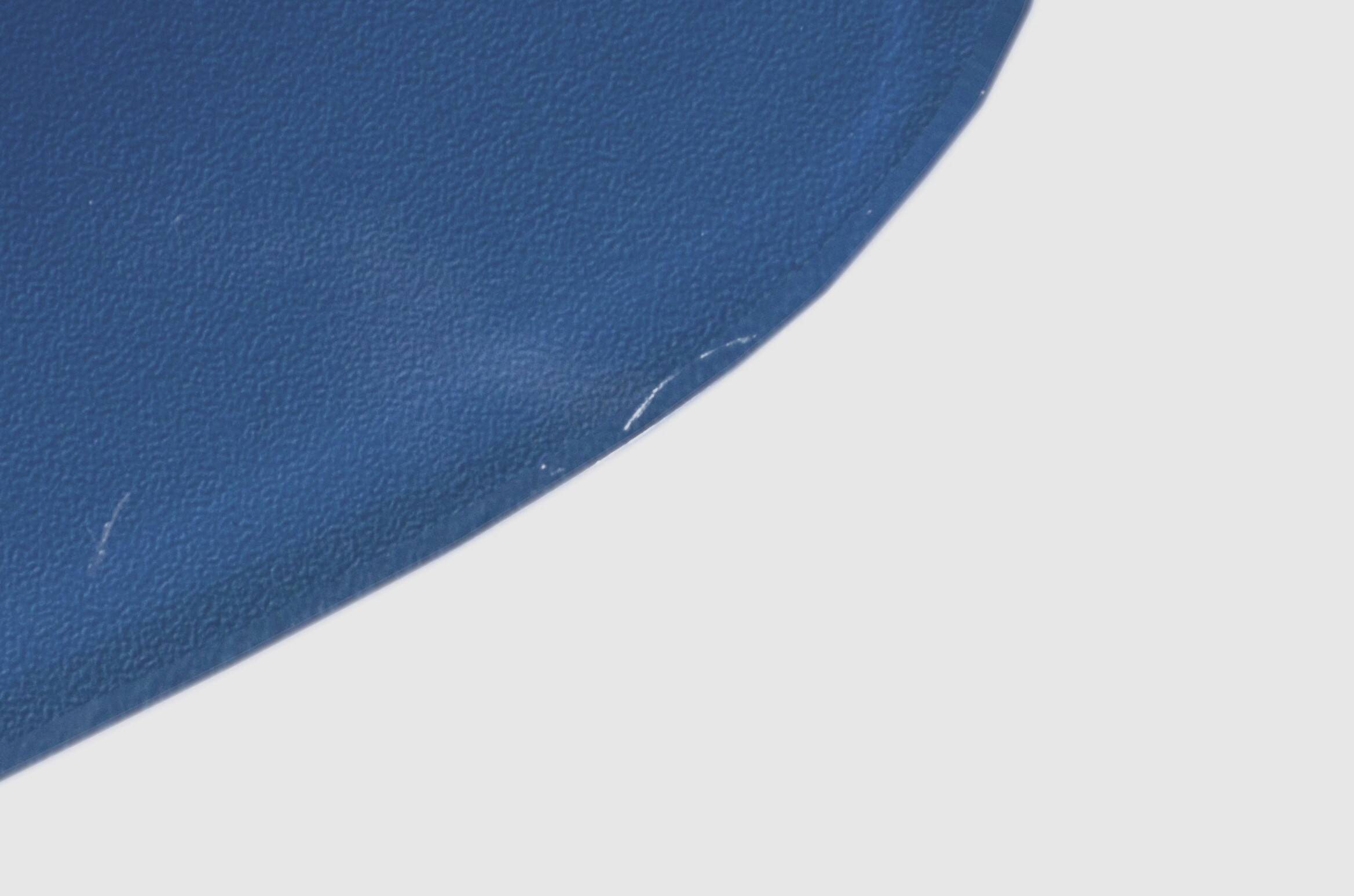 Blue wall shelf attributed to Fontana Arte, 1970