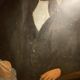 Old painting, portrait of Louis Vallez (1807-1857), 19th century