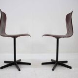 Pair of Industrial Style Chairs, Elmar Flötotto for Pagholz, 1970s