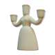 Scandinavian porcelain candleholder