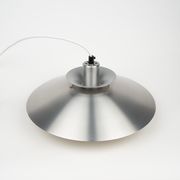 Pair of Danish vintage pendant lamps Volga by Kurt Wiborg, Jeka, 1980s