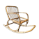 Fauteuil à bascule en rotin vintage pour les enfants