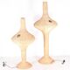 Paire de lampadaires en osier