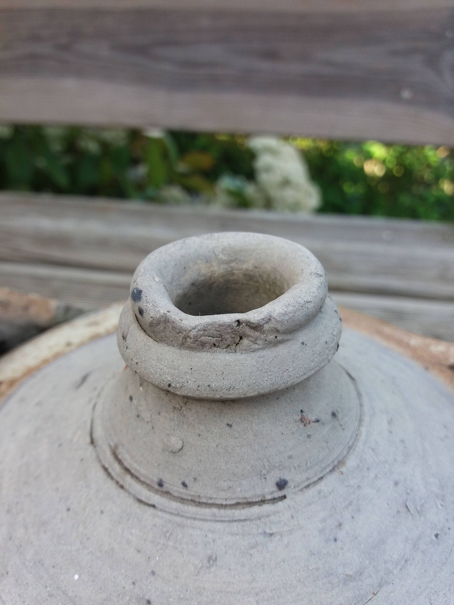 Terracotta vinegar jar