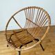 Rattan basket chair