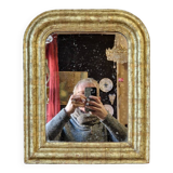 Petit miroir  doré