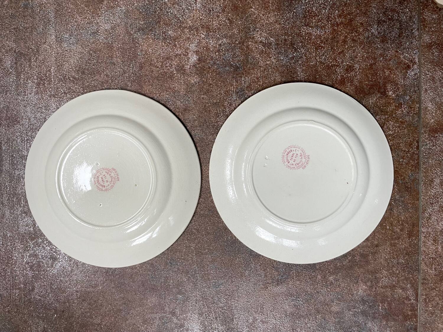 2 Hte Boulanger Choisy le Roi plates, Grignon model