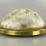 70s Peill & Putzler Plafoniere ceiling lamp glass space design lamp 70s