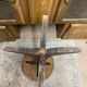 Vintage wooden pedestal table