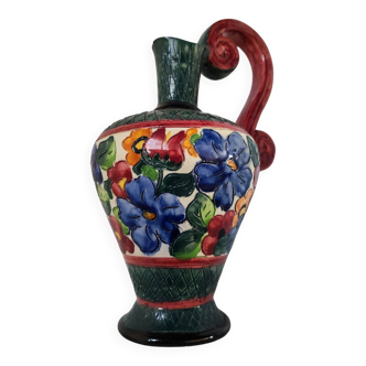 Carafe vintage en céramique Vallauris 1960