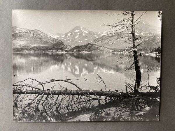 Photo argentique Bernard Darot XXe Lac en montagne N°3