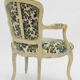 Louis XV-style convertible chair