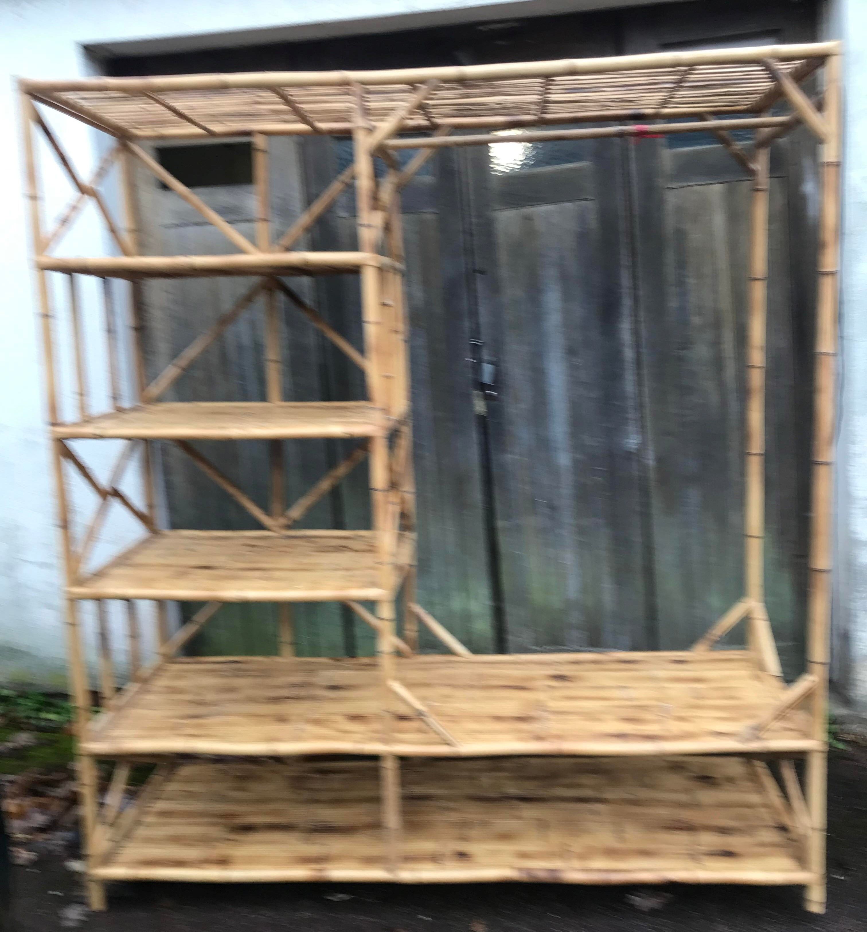 Bamboo wardrobe cabinet from Madagascar