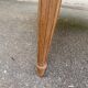 Art Deco round extendable dining table stripped in solid walnut from the 1920s.