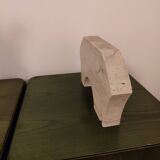 Large travertine elephant model, Fratelli Mannelli, Italy, 1970s