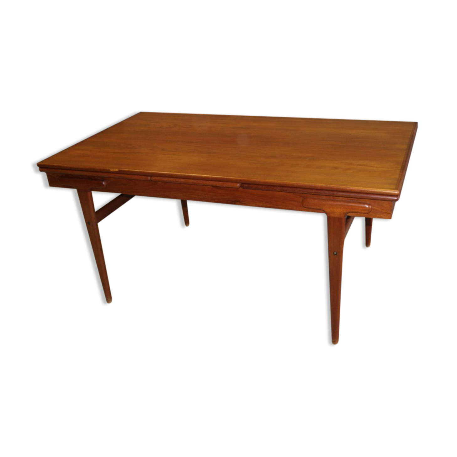 Danish Dining Room Table By Ejvind A. Johansson In Teak Around 1960