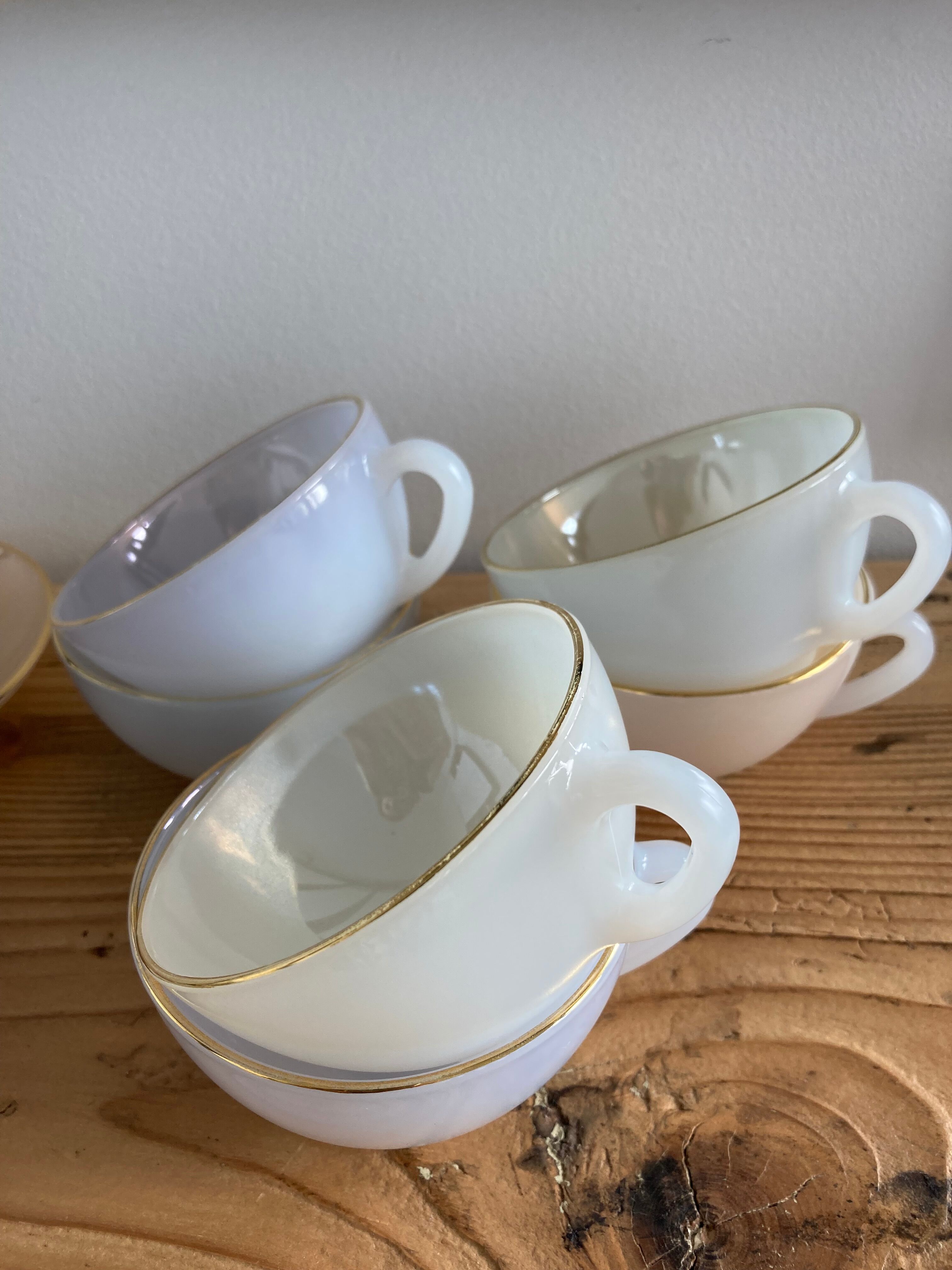 Coffee set 6 cups Harlequin Arcopal