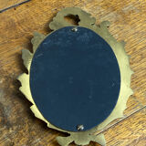 Small antique bronze mirror