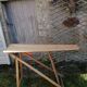 Wooden ironing board