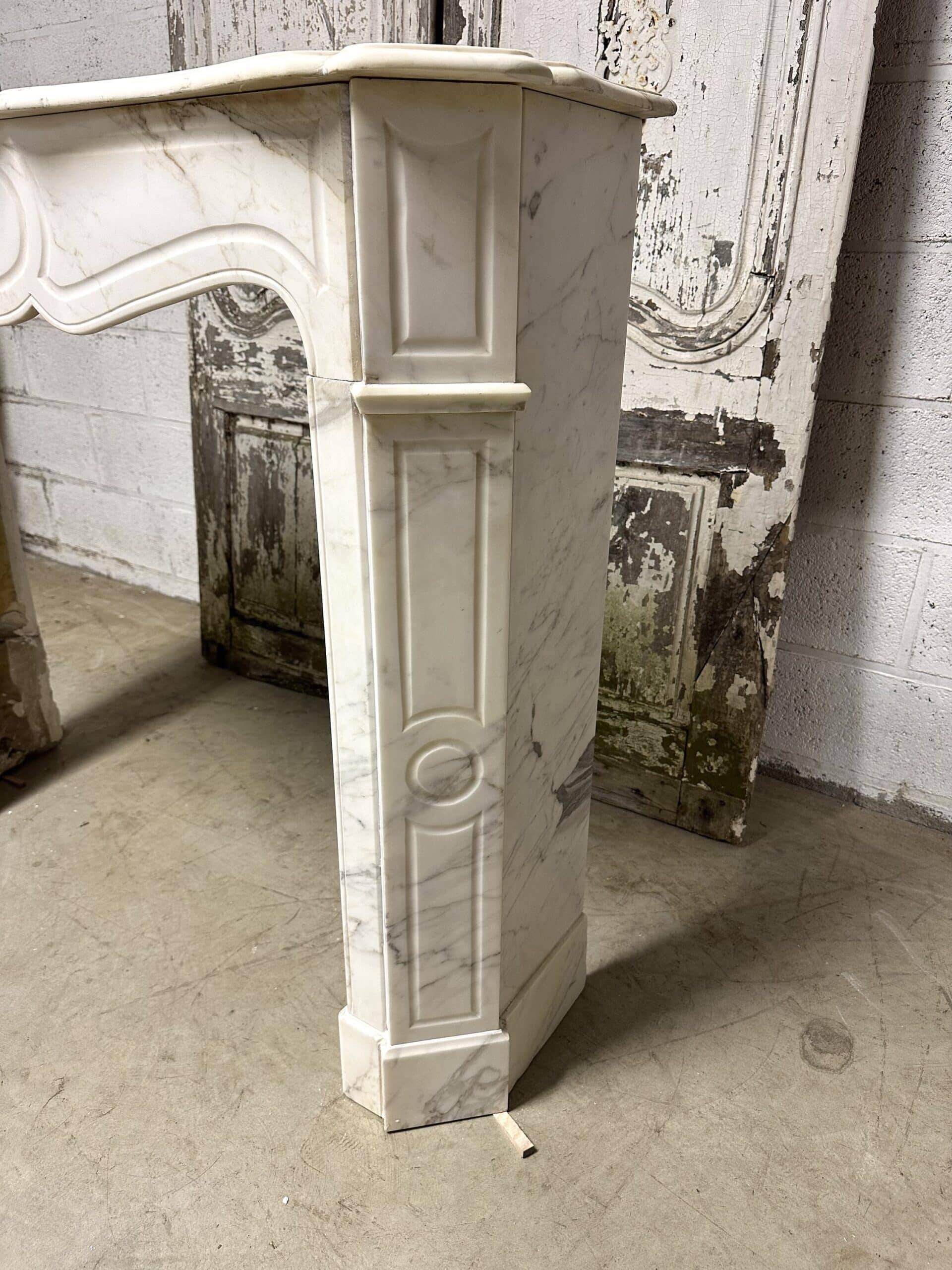 Louis XV style flat fireplace circa 1900