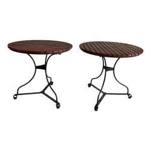 lot de 2 tables rondes