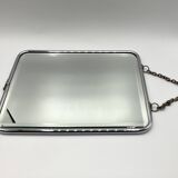 Chrome barber mirror with beveled glass • 1960s