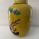 China ginger pot in glazed earth decorated with prunus decoration China XXth